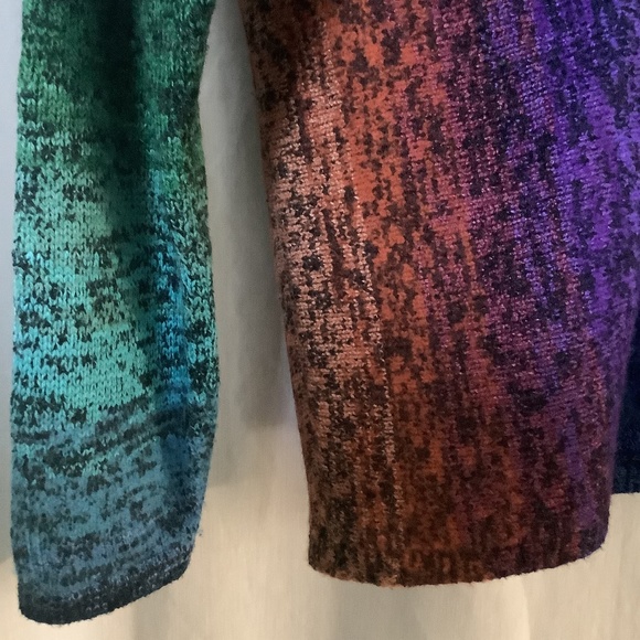Kate Russell rainbow cardigan sweater size M/L - Picture 6 of 8